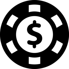 Casino Chip Sticker Svg Vector, Free Vectors File